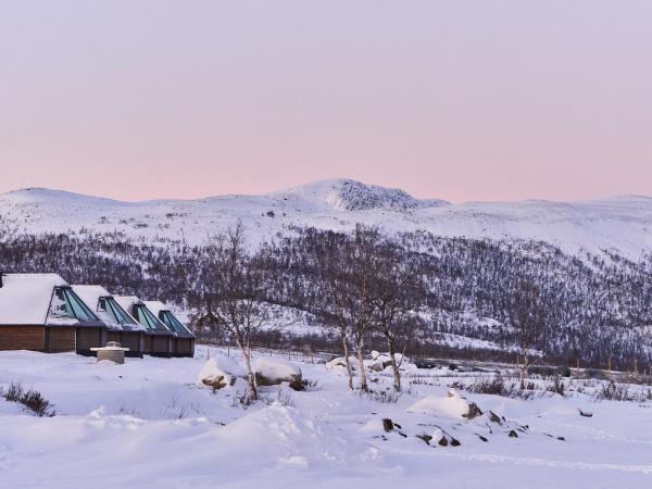 Northern Lights holiday, glass igloo stay