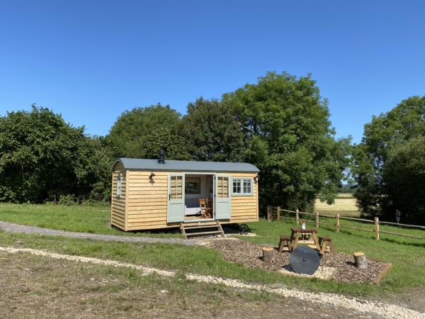 Shepherds hut in the South Downs