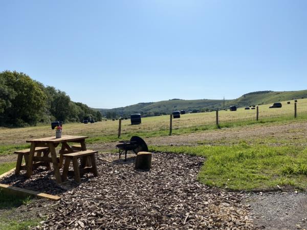 Shepherds hut in the South Downs