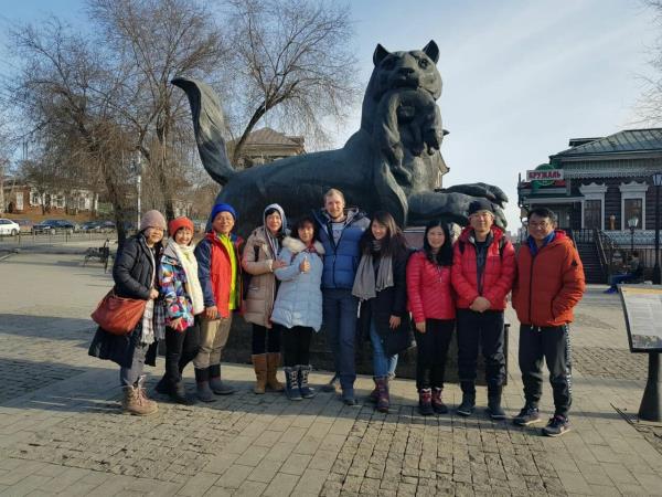 Winter in Russia holiday