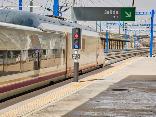 train journey london to malaga