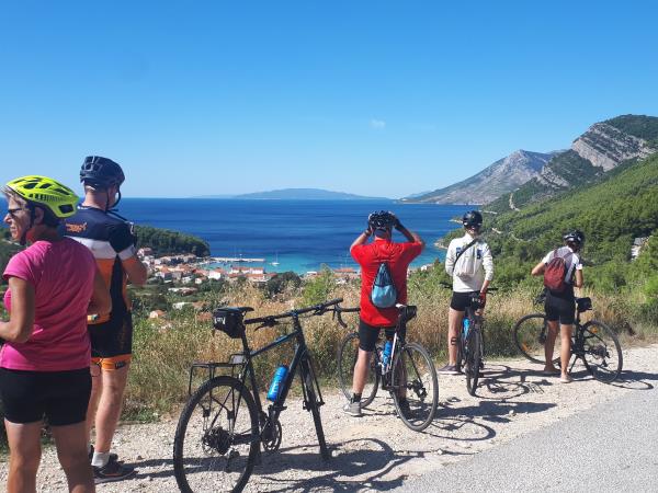 Self guided biking tour in Croatia