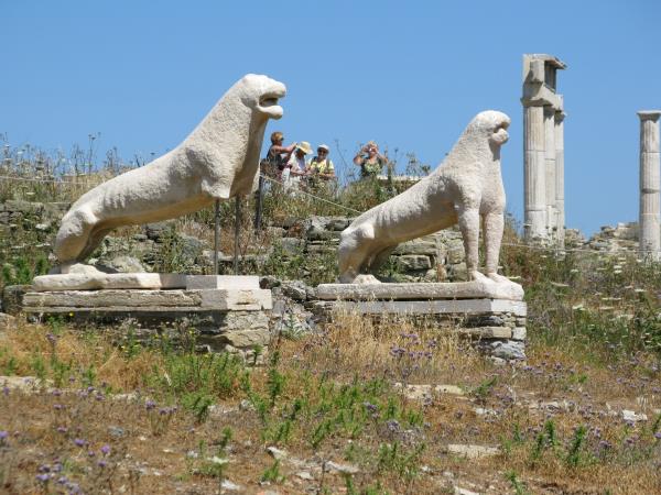 Greek Cyclades island hopping cruise