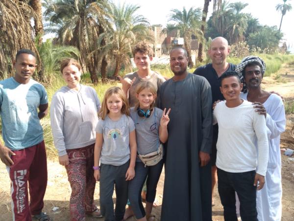Nile felucca cruise for families