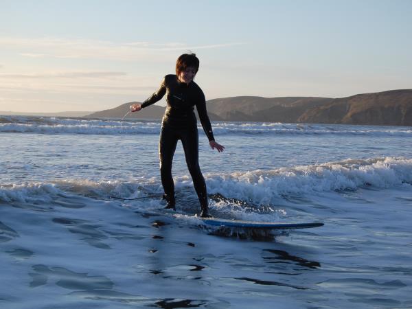 Surfing and yoga retreat in Wales