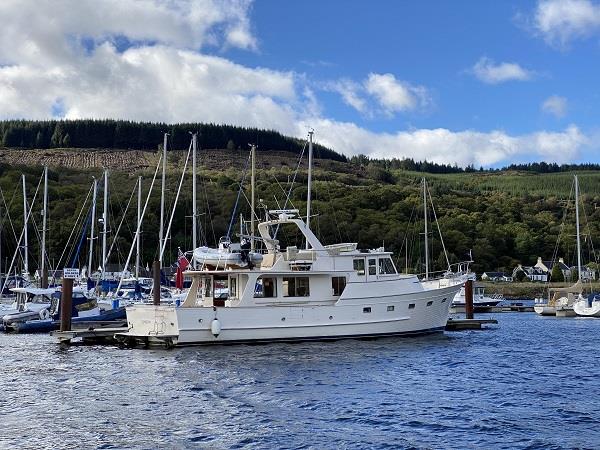 Private motor yacht charter in Scotland