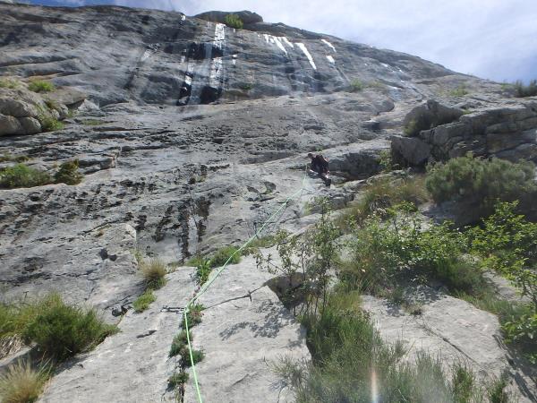 Rock climbing holiday in France