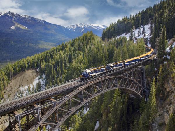 Western Canada holiday, rail and Rockies