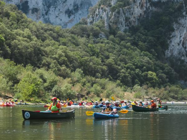 Family adventure holiday in the Ardeche, France