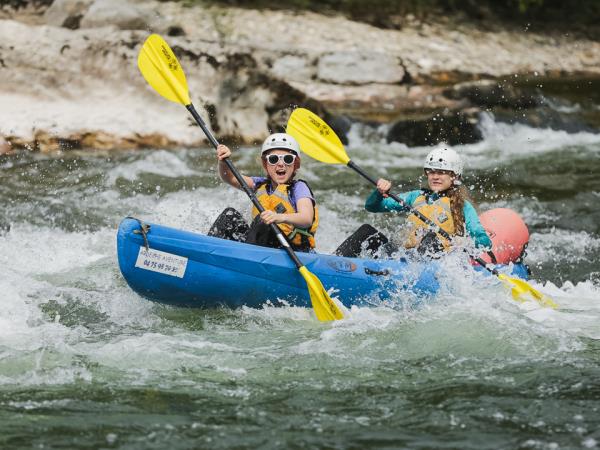 Family adventure holiday in the Ardeche, France