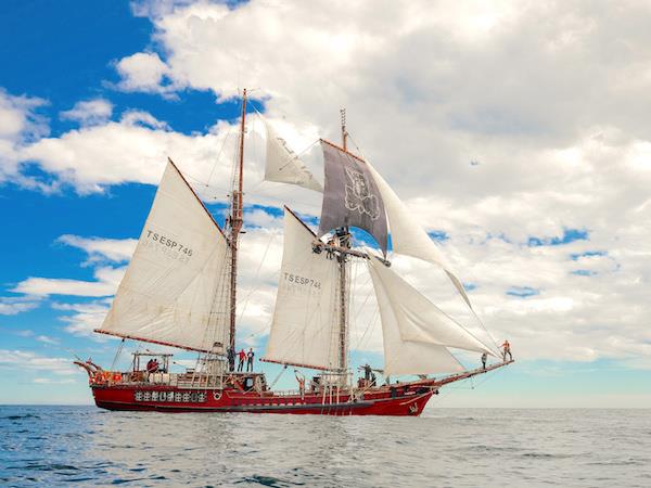 Tall ship sailing holiday in Northern Spain