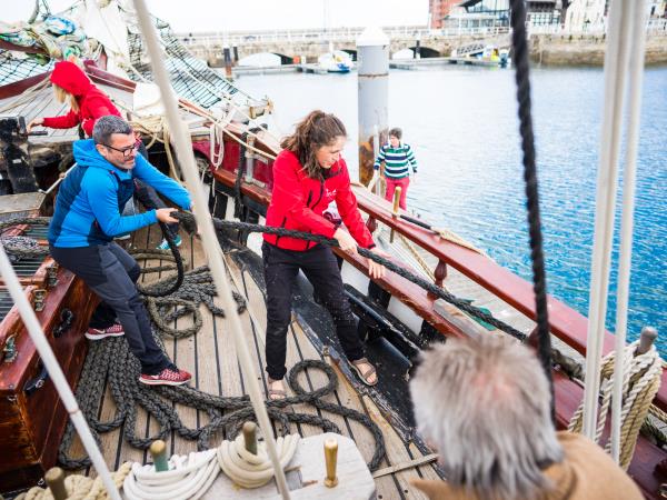 Tall ship sailing holiday in Northern Spain