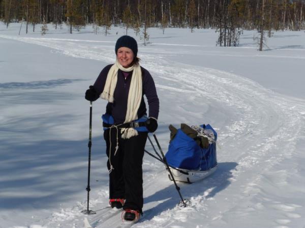 Skiing and winter camping in Finnish Lapland holiday