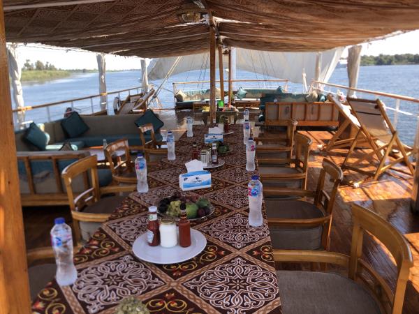 Traditional Dahabiya Nile cruise, Egypt