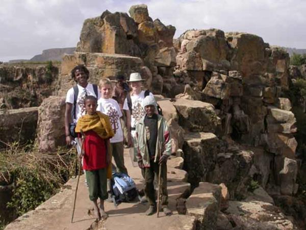 Trekking in Ethiopia on Mount Abuna Yosef