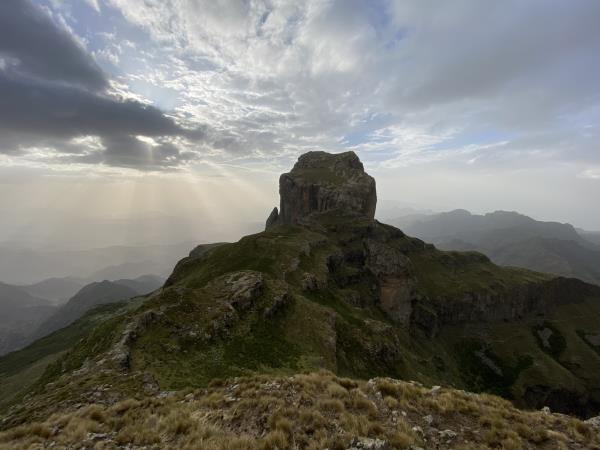 Trekking in Ethiopia on Mount Abuna Yosef