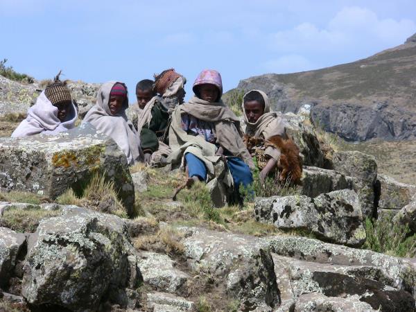 Trekking in Ethiopia on Mount Abuna Yosef