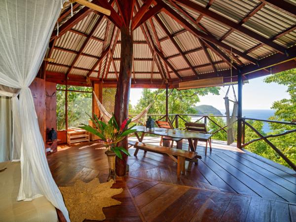 Dominica off-grid luxury eco cottages