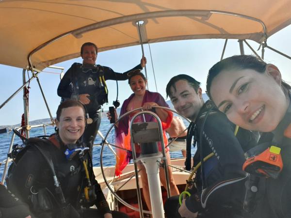 Liveaboard diving and sailing holiday in Greece