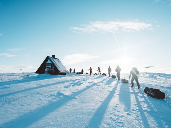 Winter ski touring in Sweden holiday