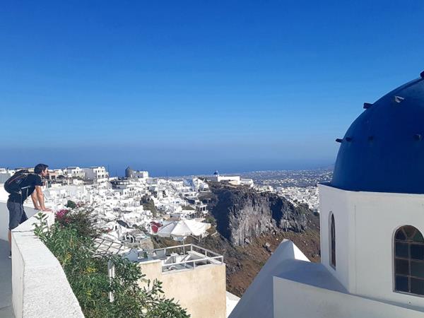 Santorini walking short break, Greece