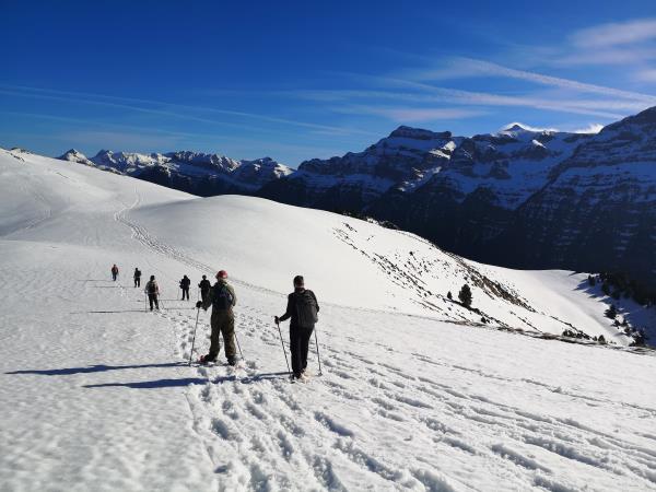 Winter walking & snow shoeing holiday in the Pyrenees