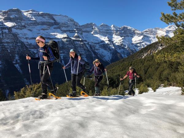 Winter walking & snow shoeing holiday in the Pyrenees