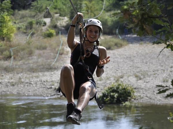 Family adventure holiday in the Ardeche, France