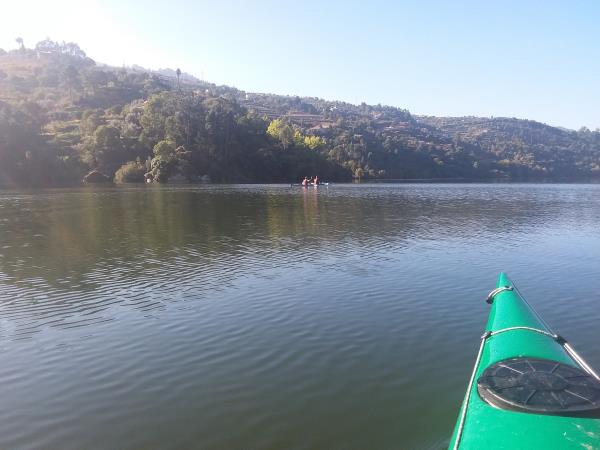 River kayaking in Portugal