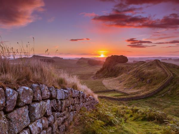 Guided rail tour of Yorkshire and Hadrians Wall