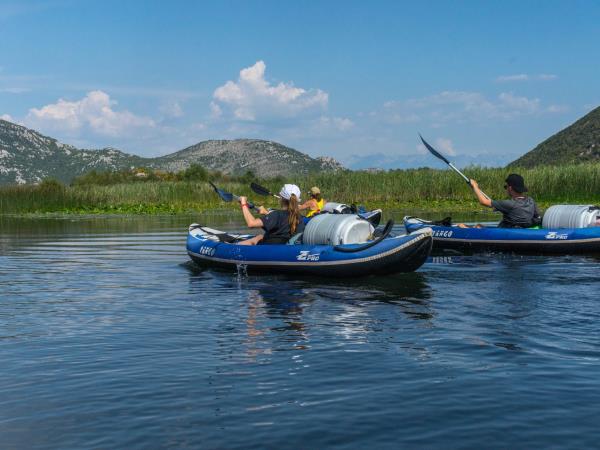 Canoeing and kayaking holiday in Montenegro, Lake Skadar