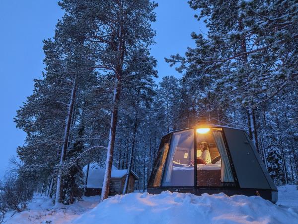 Finland Northern Lights and glamping