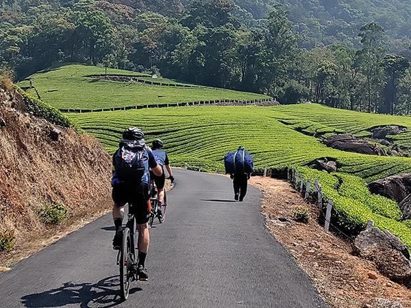 Walking and cycling holiday in Kerala, India