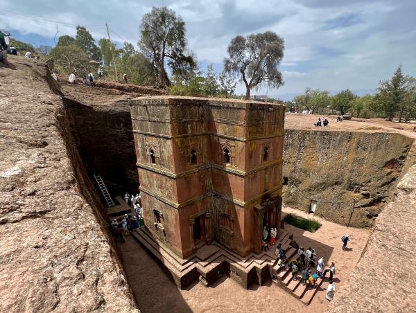 Trekking in Ethiopia, nr Lalibela