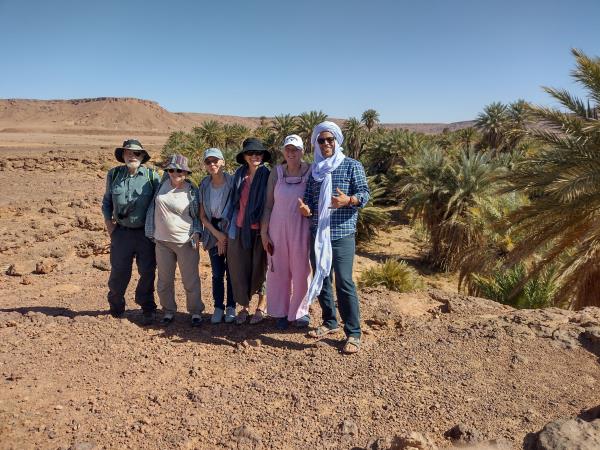 Painting holiday in Moroccan desert