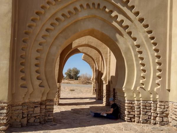 Painting holiday in Moroccan desert