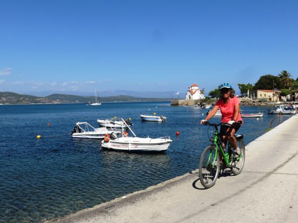 Guided cycling holiday in Southern Peloponnese, Greece