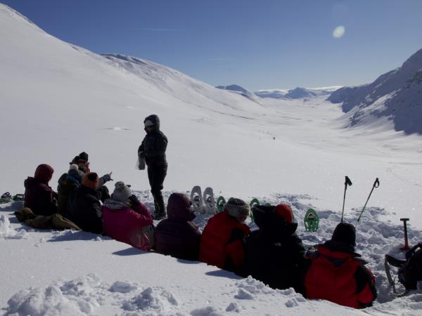 Kungsleden snowshoe expedition in Swedish Lapland