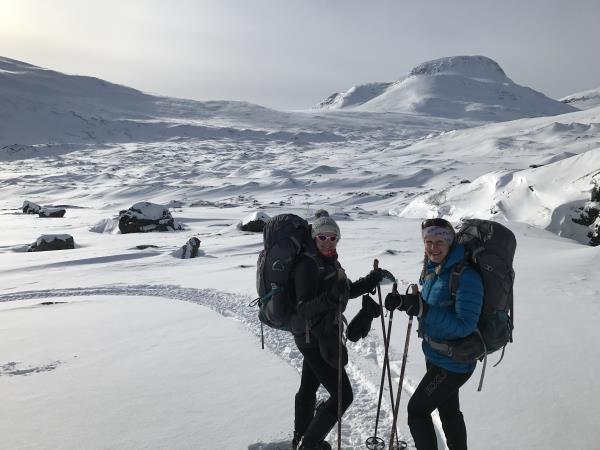 Kungsleden snowshoe expedition in Swedish Lapland