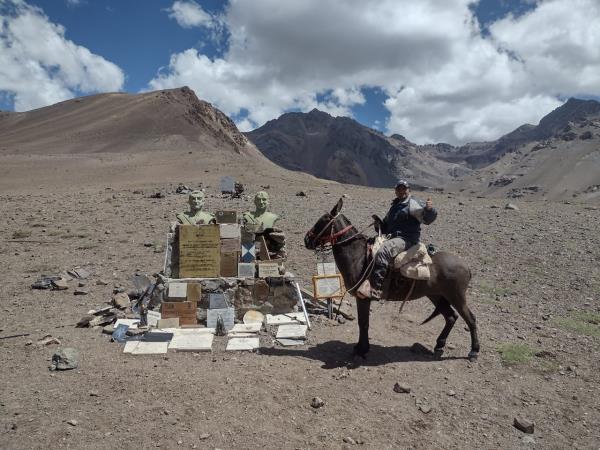 Horse riding across the Andes