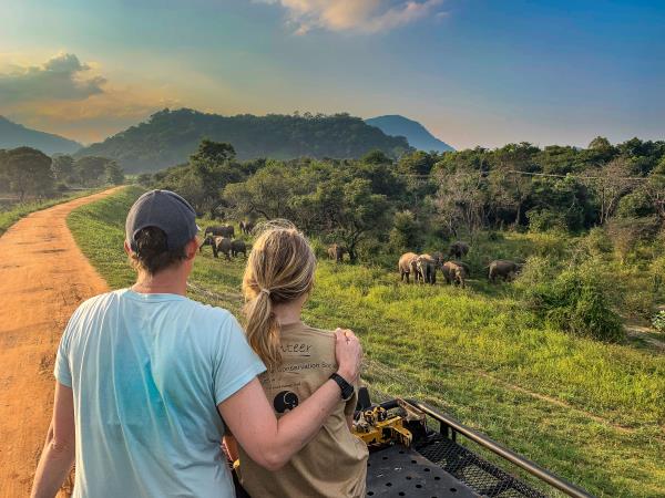 Elephant family conservation holiday, Sri Lanka 