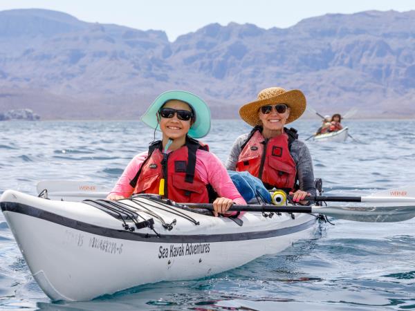 Baja kayaking and whale watching holiday