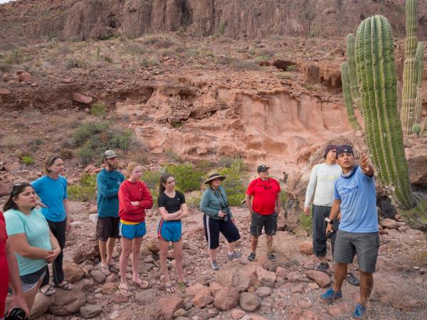 Espiritu Santo sea kayaking tour in Baja
