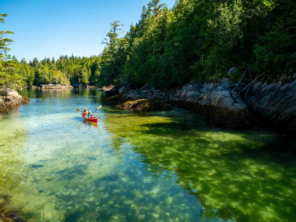 British Columbia sea kayaking holiday