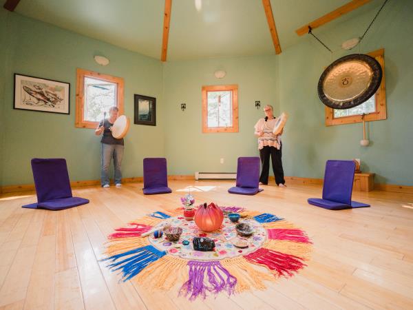 Heart forest retreat in Algonquin Park, Canada