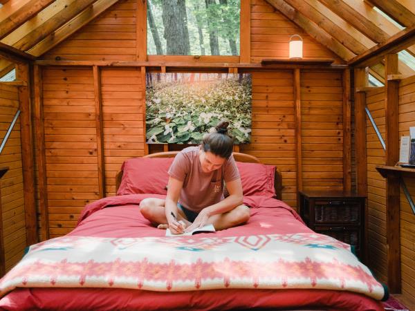 Heart forest retreat in Algonquin Park, Canada