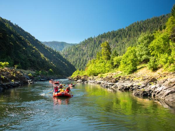 Rogue River rafting holiday in the USA
