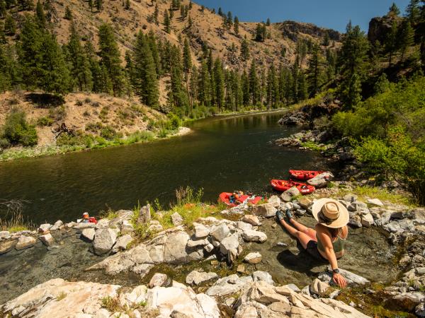 Salmon River rafting holiday in Idaho, USA