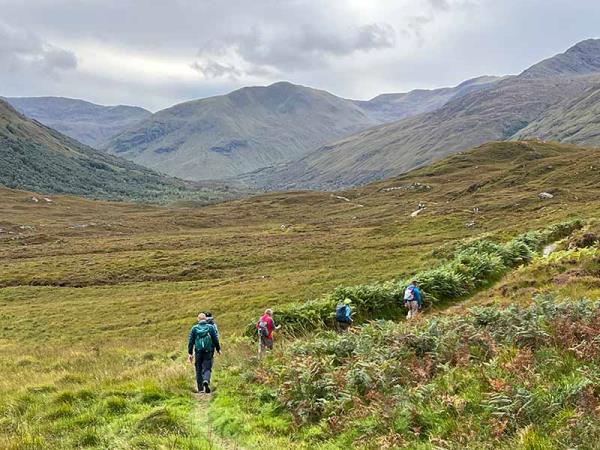 Highlands of Scotland walking holiday
