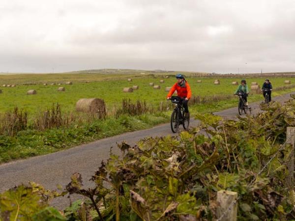 Orkney cycling holiday, e-bikes